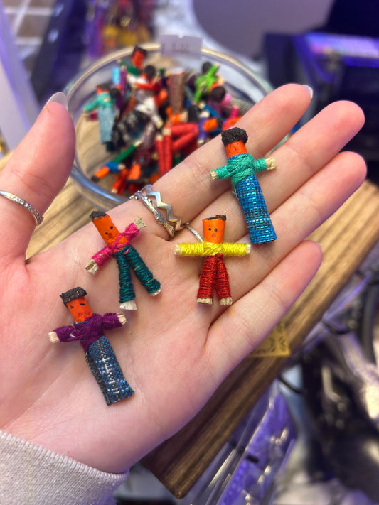 Mini worry dolls