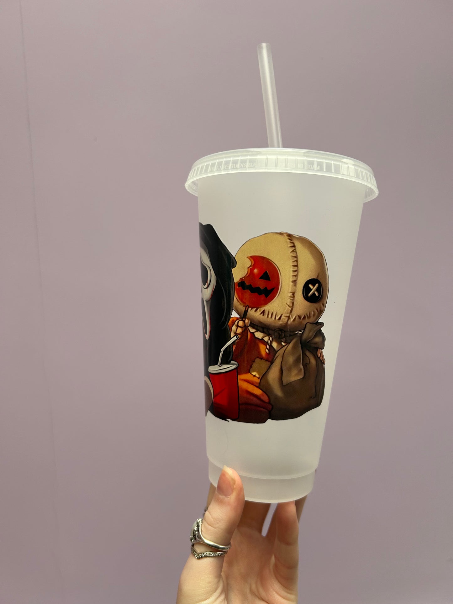 Horror movie duo 24oz cold cup