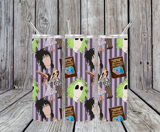 Deceased 20oz skinny tumbler