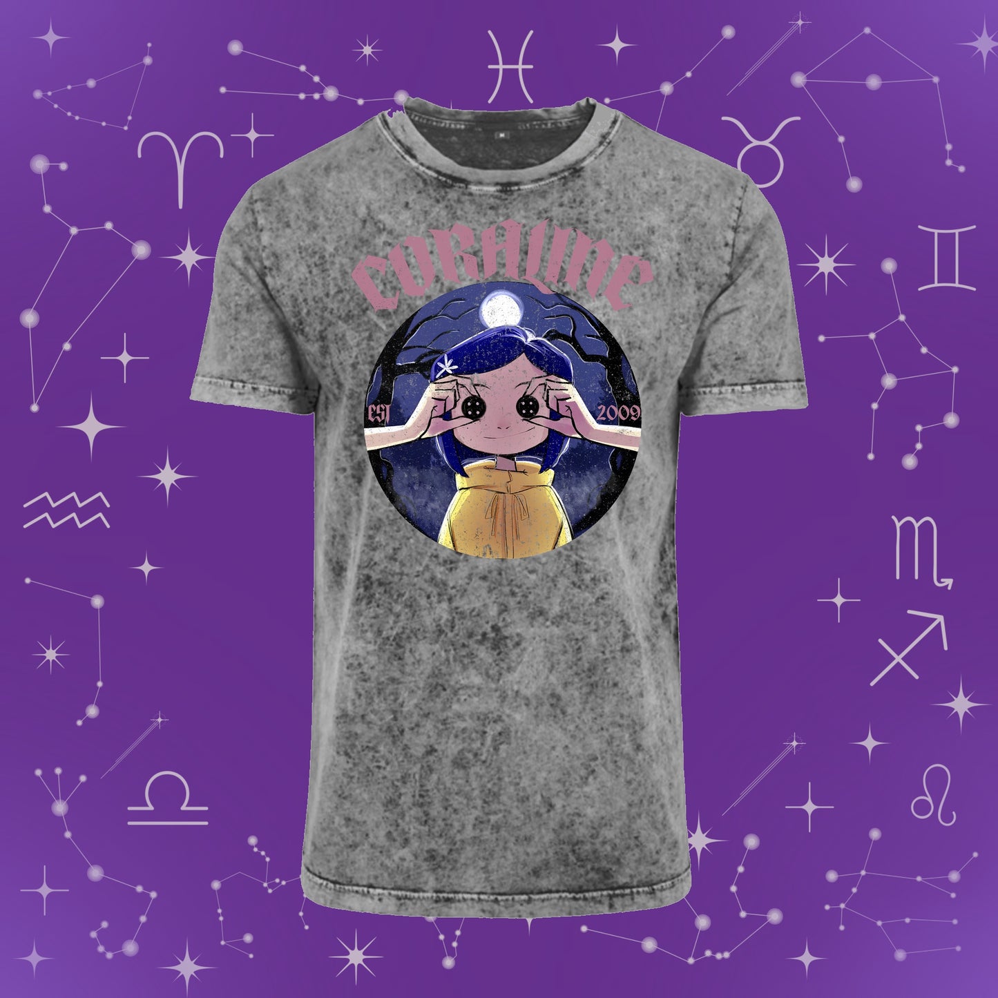 Button girl tee