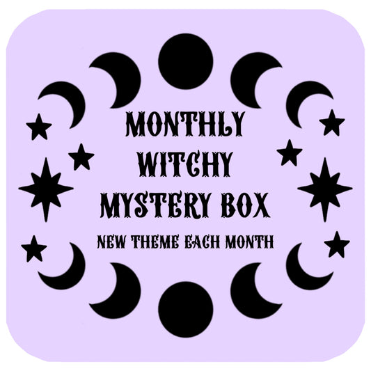 Monthly witchy mystery subscription box