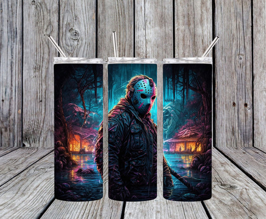 20oz Jason skinny tumbler