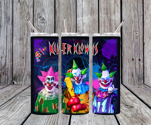 20oz klown killers skinny tumbler