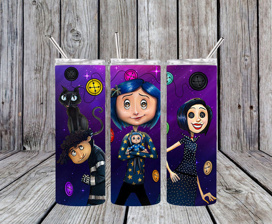 20oz be careful what you wish for skinny tumbler