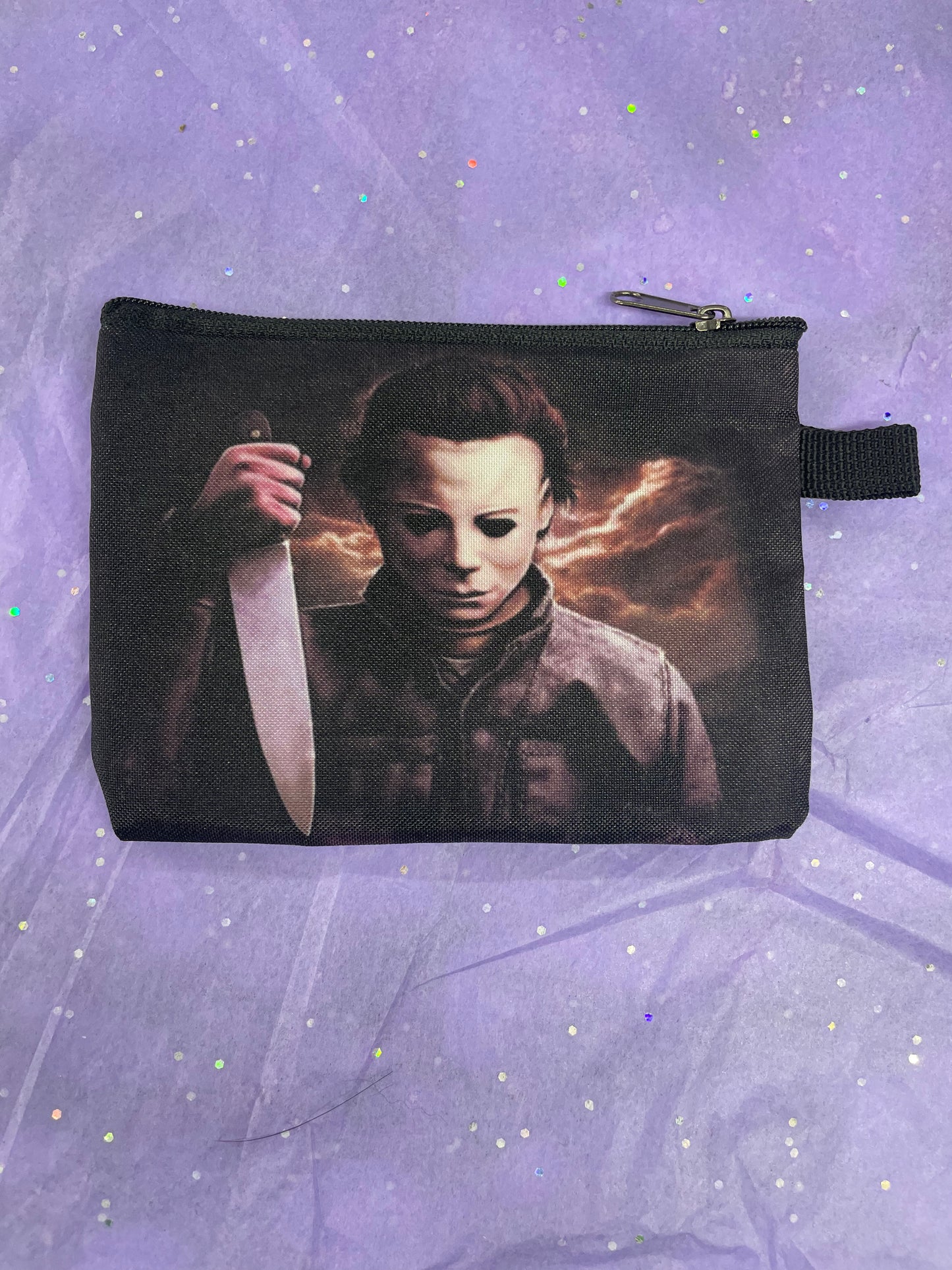 Michael zip up canvas pouch