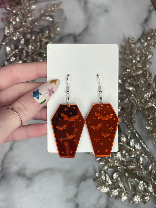 flying crypt Acrylic Earrings