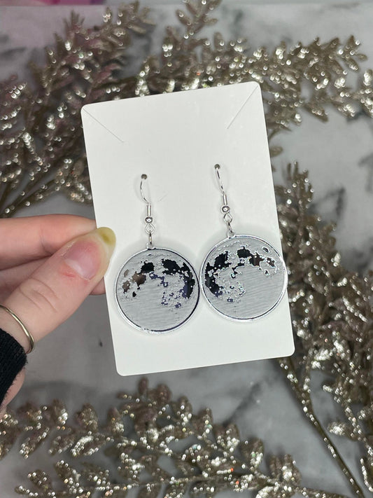 moon Acrylic Earrings