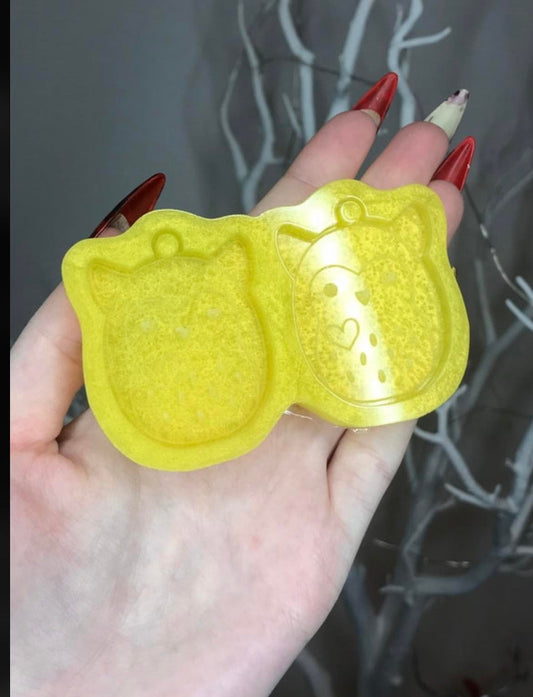 owl squish - silicone earring moulds