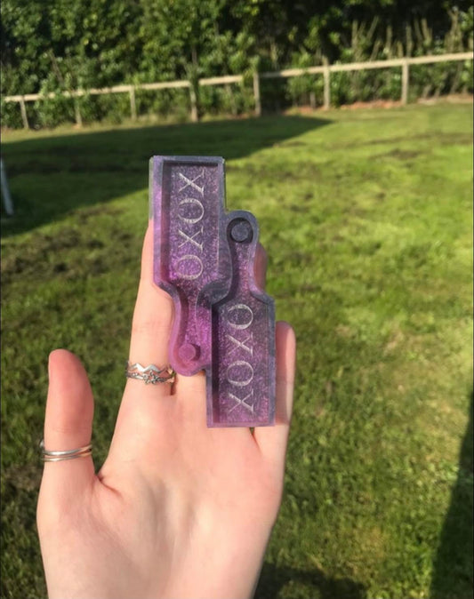 xoxo paddle - silicone earring moulds