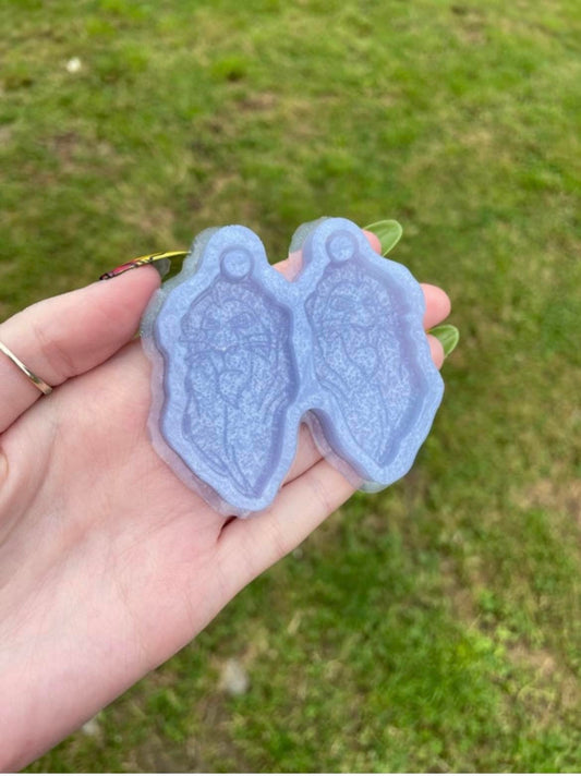 mean lion - silicone earring moulds