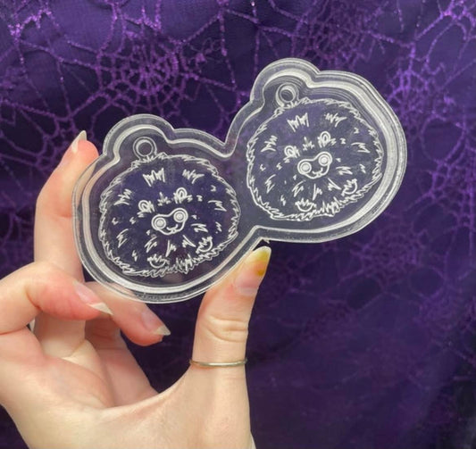 puffy friend - silicone earring mould