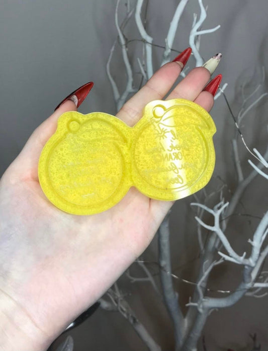 girl you orange - silicone earring moulds