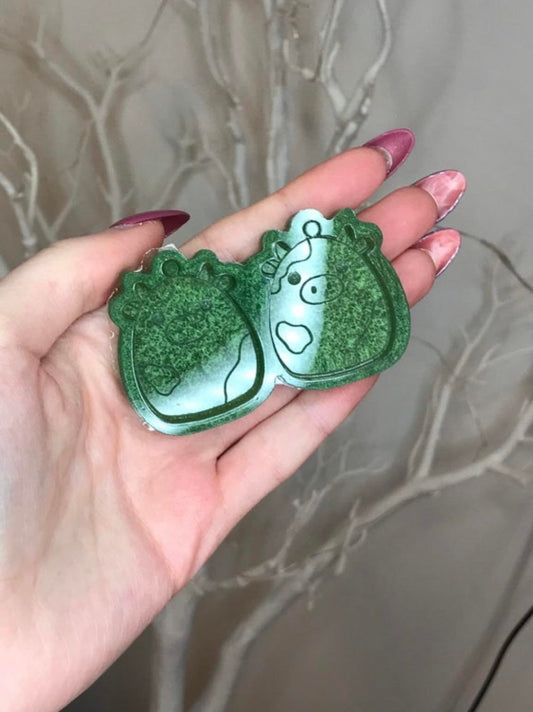 cow squish - silicone earring moulds