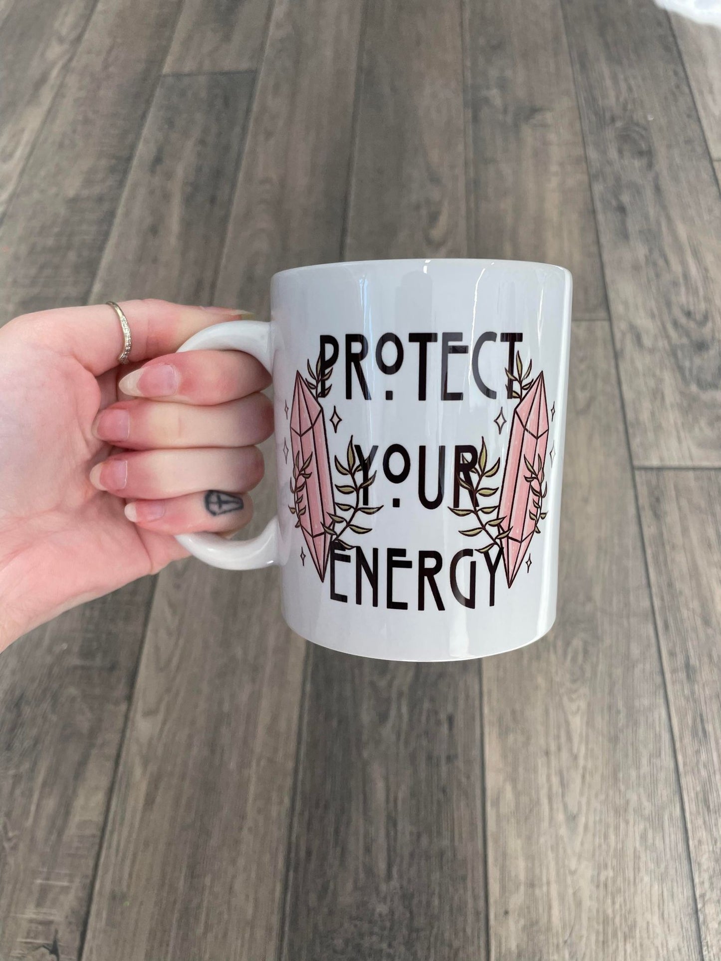 protect your energy mug