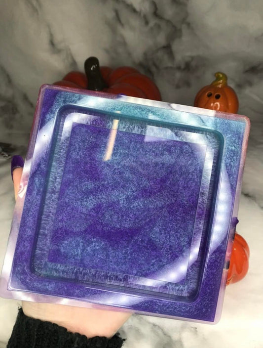 square tray mould - silicone earring moulds