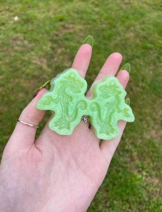 noodle dragon - silicone earring moulds