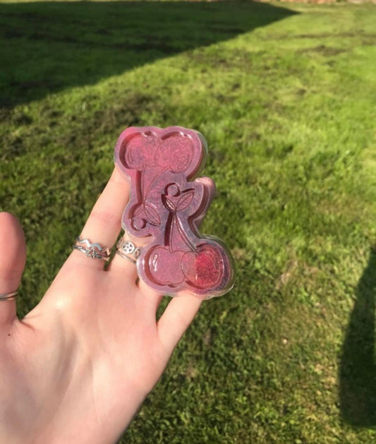 cherry - silicone earring moulds