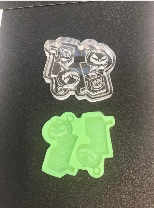 jack in the box - silicone earring moulds