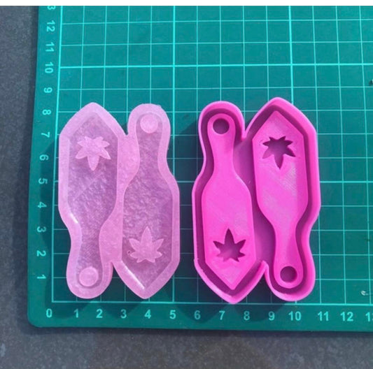 weed paddle - silicone earring moulds