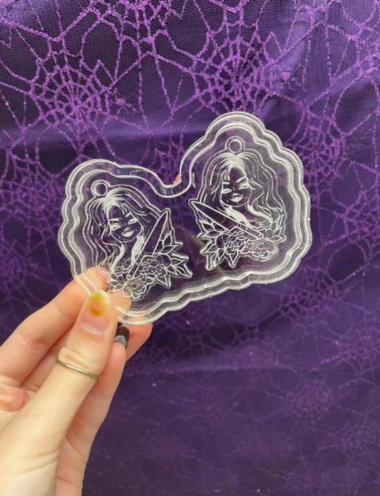 horror bride - silicone earring moulds