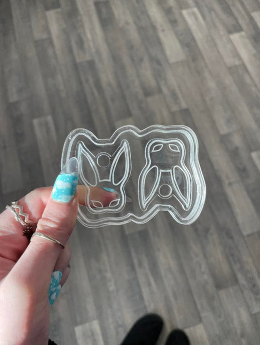 bunny mask - silicone earring moulds