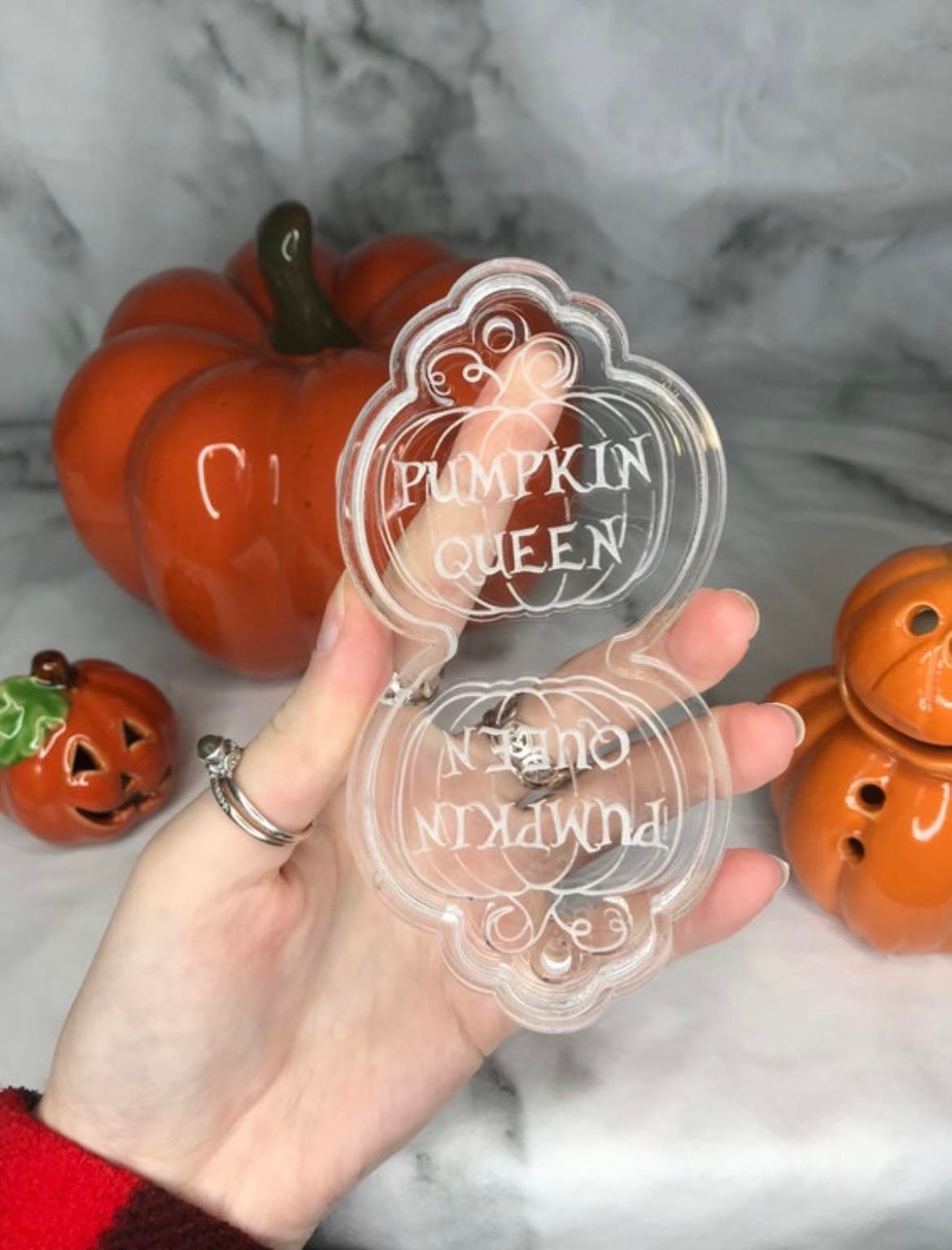 pumpkin queen - silicone earring moulds