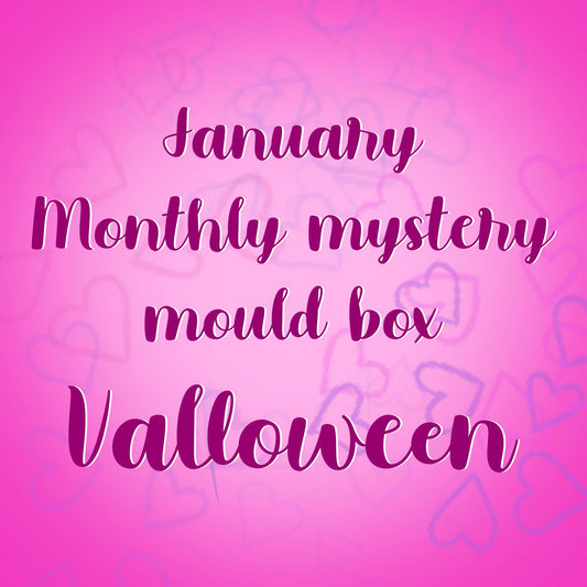 Valloween - January mystery silicone mould box