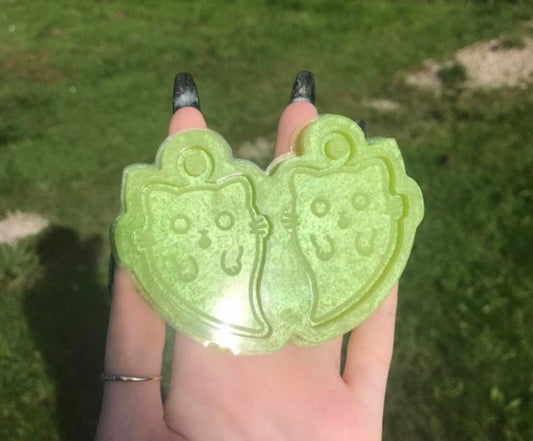 ghost cats - silicone earring mould