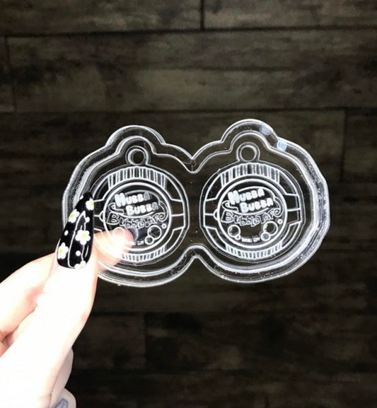 hubba bubba - silicone earring mould