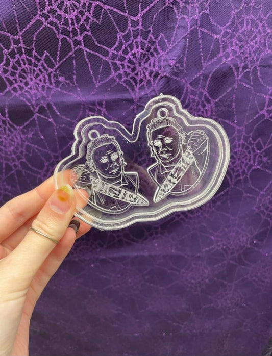 halloween knife man - silicone earring moulds