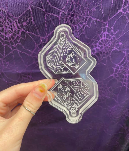 frog box - silicone earring mould