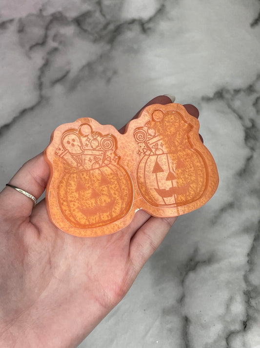 candy pumpkin baskets - silicone earring mould