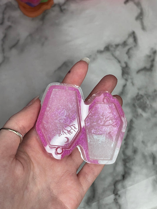 witch coffins - silicone earring mould