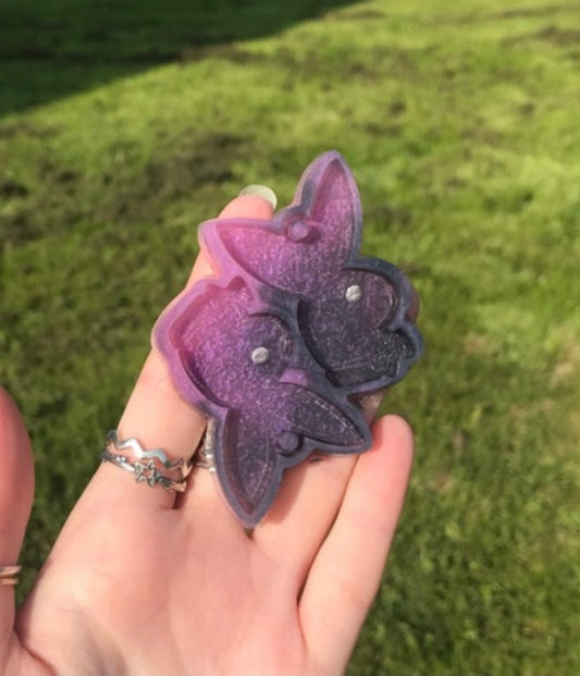 bunny - silicone earring mould