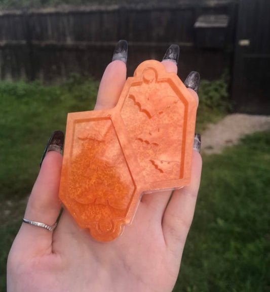 triple bat coffin - silicone earring mould