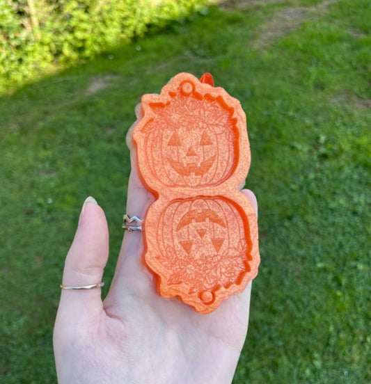 floral pumpkins - silicone earring mould