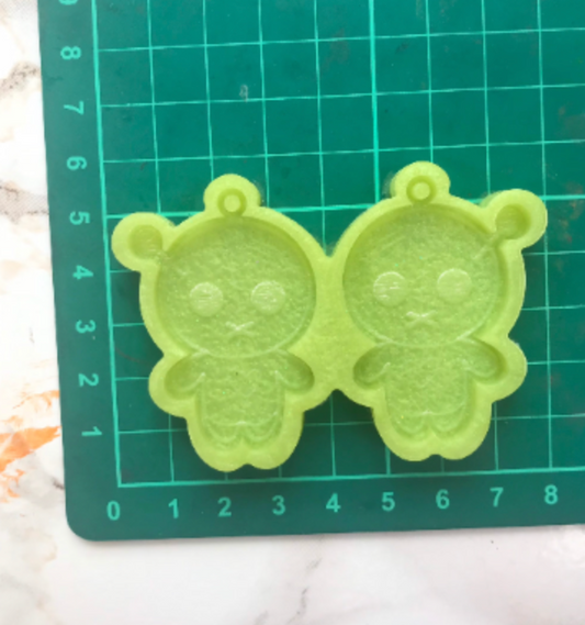 poppet doll - silicone earring mould