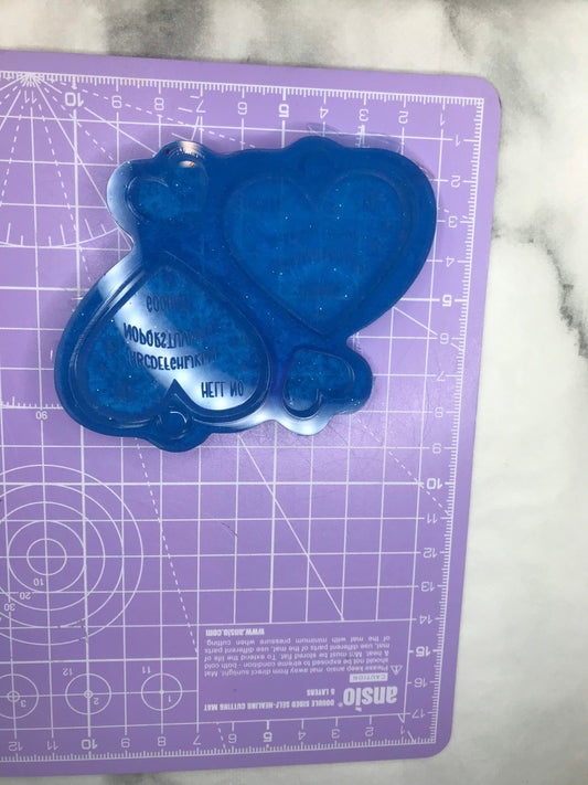 Ouija hearts silicone earring mould|mould only for resin crafts| Made to order