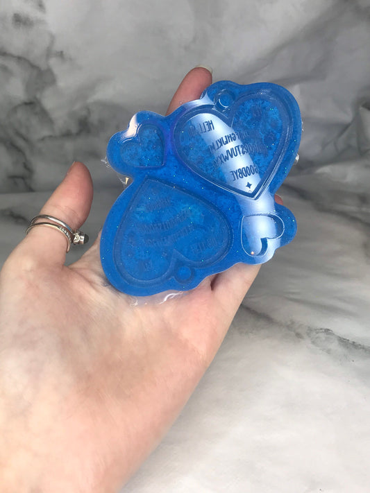 Ouija hearts silicone earring mould|mould only for resin crafts| Made to order