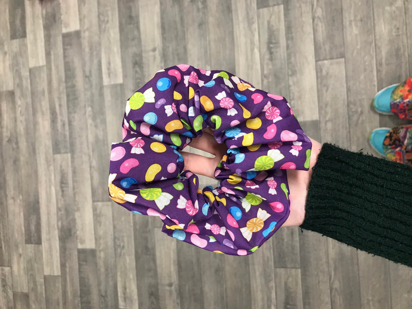 Candy crunch hair scrunchie