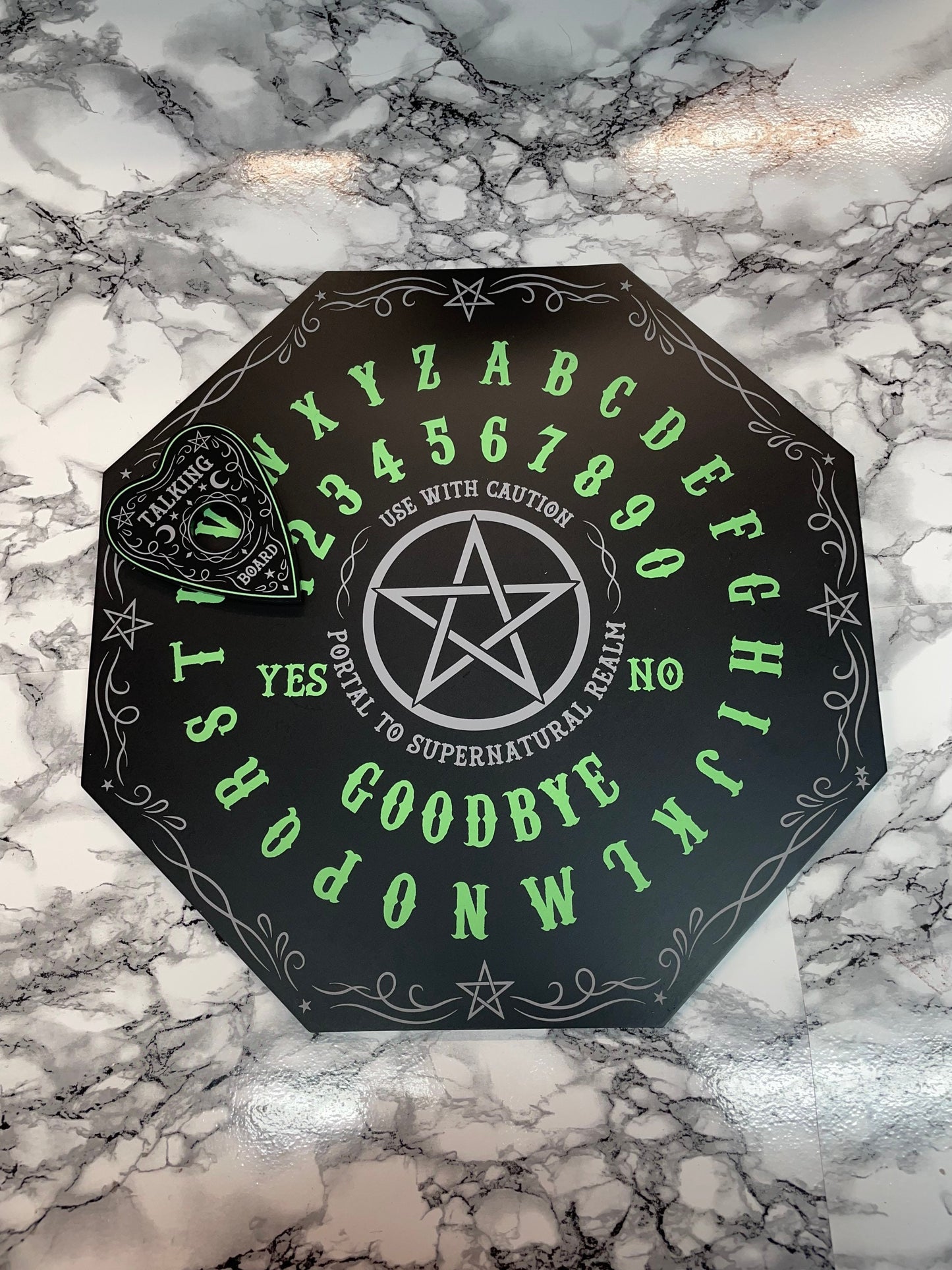 Glow in the dark ouija board