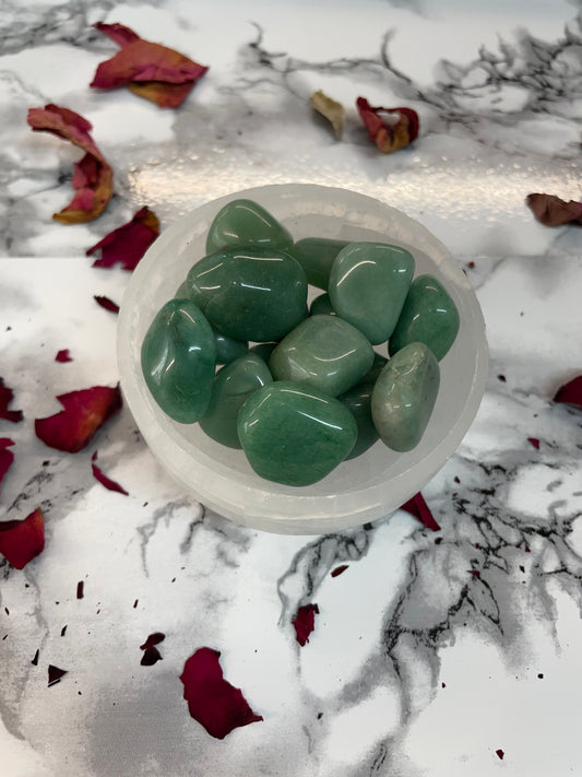 Green Adventurine Polished tumble stones