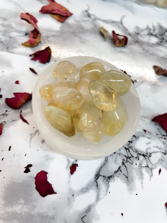 Citrine Polished tumble stones