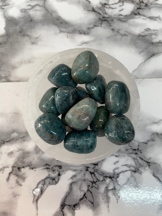 Apatite polished Tumblestone