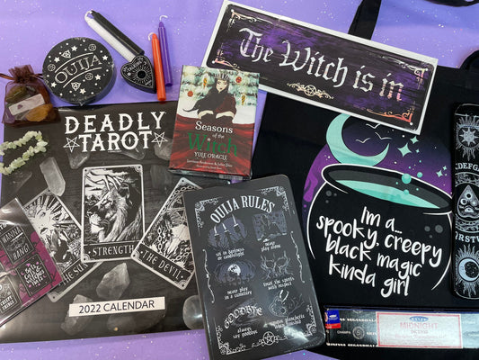 Krampus filled gift sack