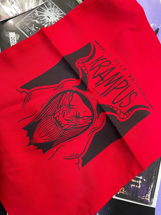 Krampus filled gift sack