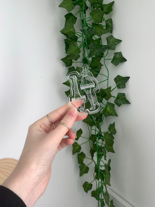 Lampshade leg silicone earring mould