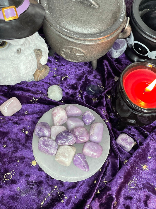 Lepidolite Polished tumblestone