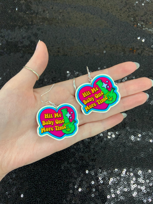 Hit me baby hearts earrings