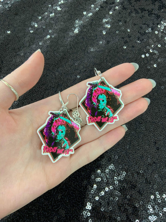 Friday the 13th earrings